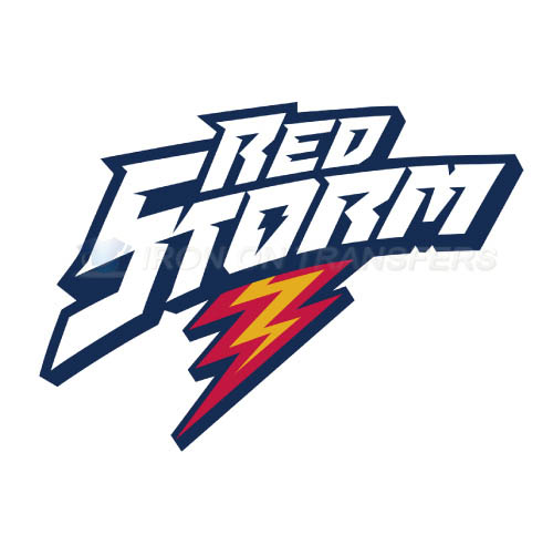 St. Johns Red Storm Iron-on Stickers (Heat Transfers)NO.6363